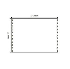 纸蝴蝶 381-2-1 票据凭证打印纸/电脑打印纸