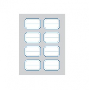 得力 7190 自粘性标签 23×33mm×8枚*12张